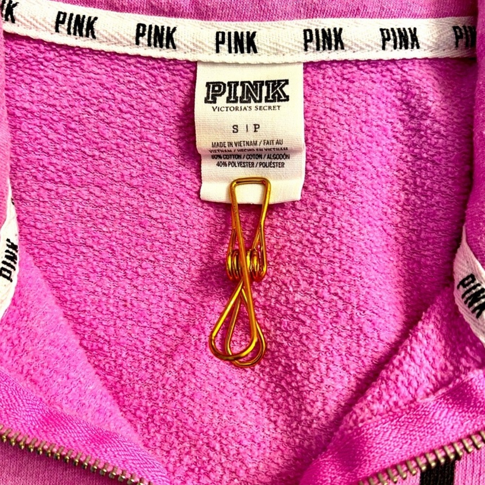 PINK Victoria's pink sweatshirt size small - Picture 2 of 2